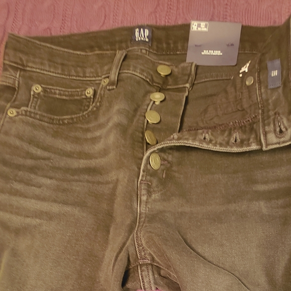 High rise flare Gap jeans size 8 2 for 30 - Picture 2 of 7